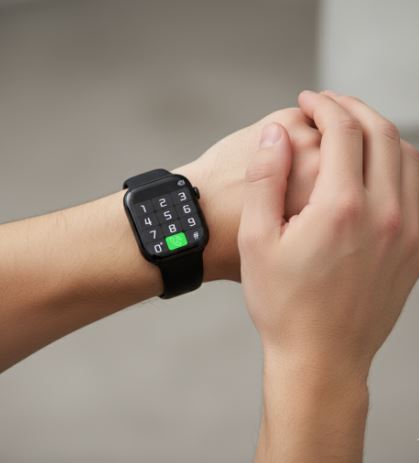 Inteligentny zegarek fitness z pomiarem ciśnienia krwi – monitor zdrowia i aktywności