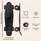Mini Cruiser Skateboard – Kompaktowy, stylowy i odpowiedni dla osób o każdym poziomie zaawansowania