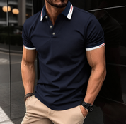 Sebastian | Elegancka Koszulka Polo z Krótkim Rękawem