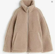 Damen Lammwolljacke mit Stehkragen 3