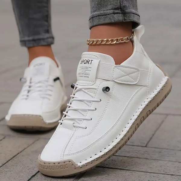 Damskie Sneakersy Ortopedyczne Wsuwane na Co Dzień - Stylowe i Wygodne Obuwie Sportowe 1