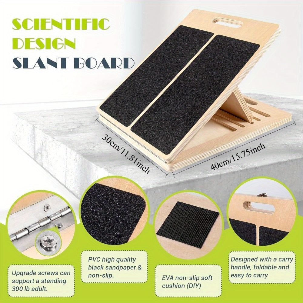 Deska do rozciągania łydek Pro Calf Stretching Board – regulowana i przenośna, zapewniająca optymalne rozciąganie 3