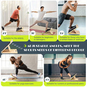 Deska do rozciągania łydek Pro Calf Stretching Board – regulowana i przenośna, zapewniająca optymalne rozciąganie 4