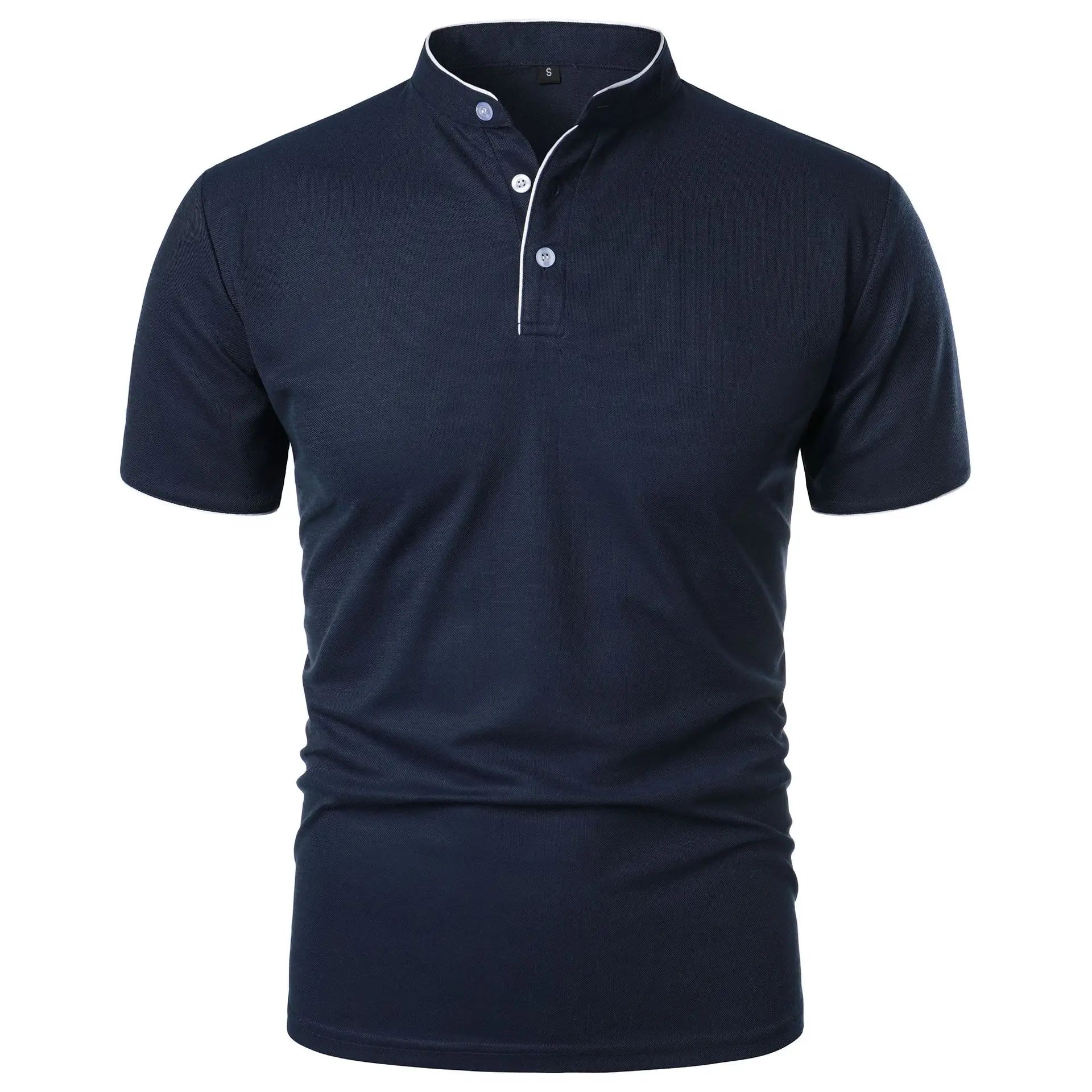 Elegancka koszulka polo męska z technologią bez zmarszczek 0