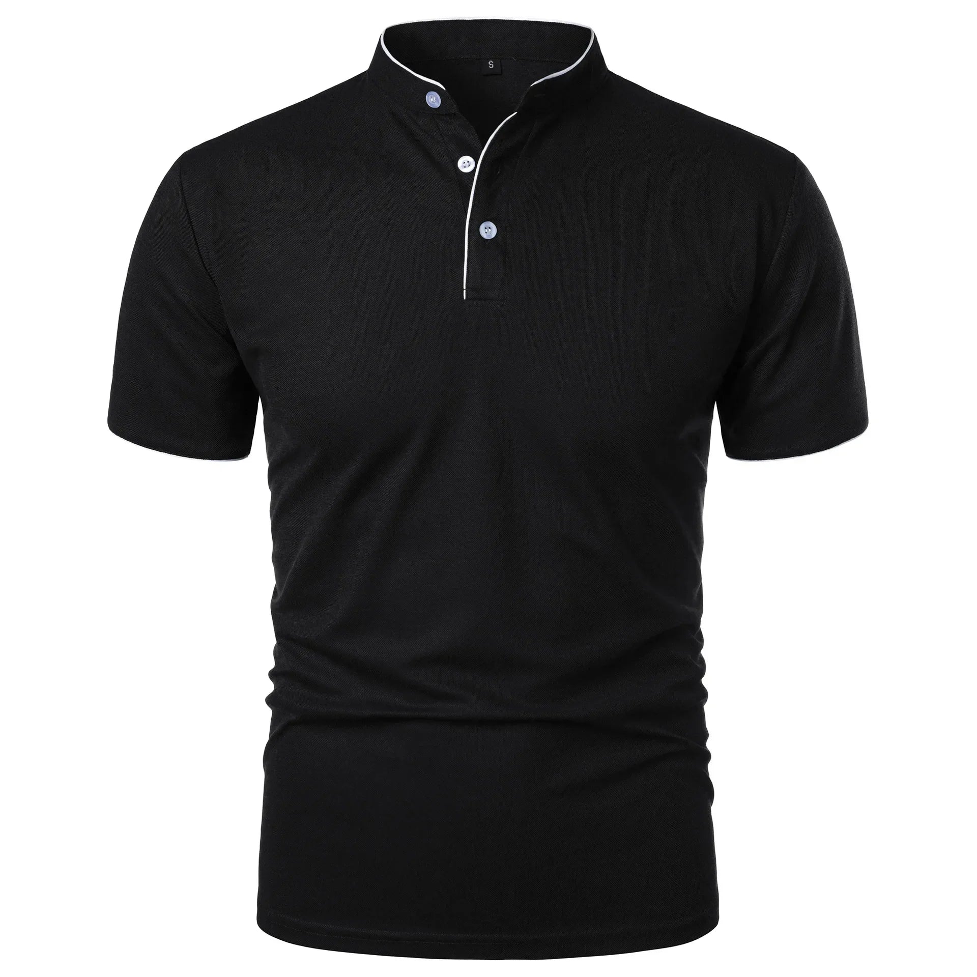 Elegancka koszulka polo męska z technologią bez zmarszczek 1