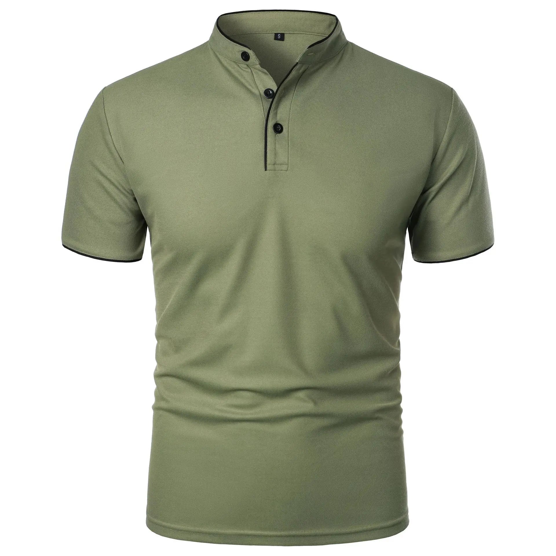 Elegancka koszulka polo męska z technologią bez zmarszczek 3