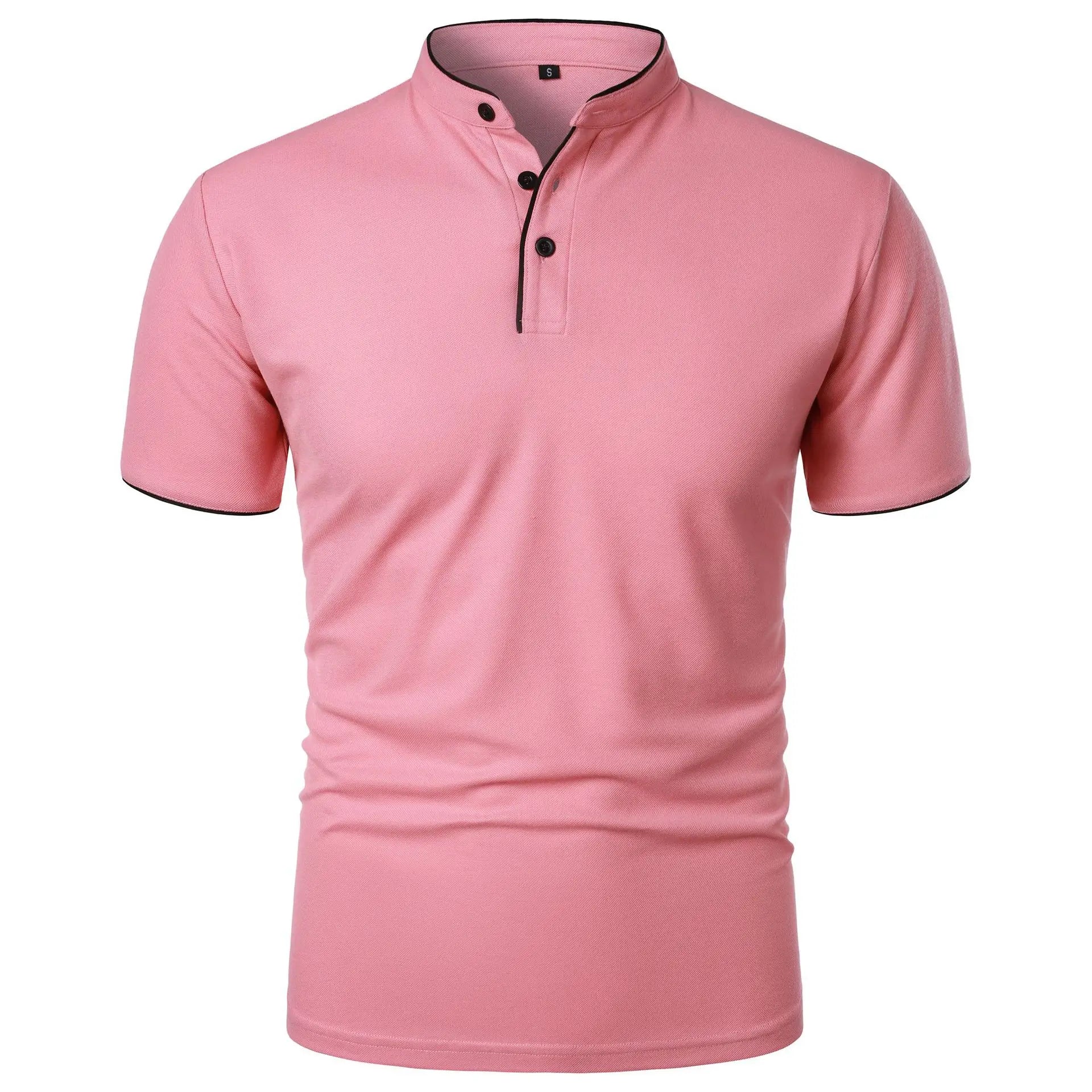Elegancka koszulka polo męska z technologią bez zmarszczek 4