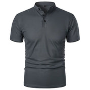 Elegancka koszulka polo męska z technologią bez zmarszczek 5