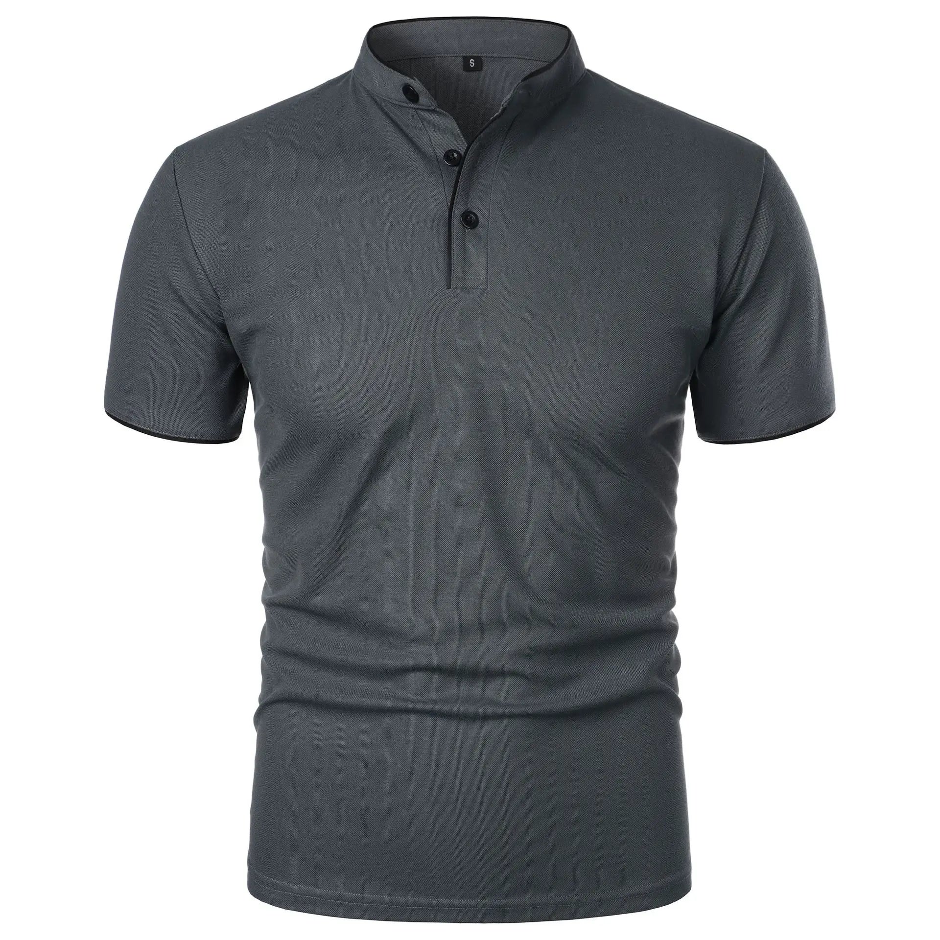 Elegancka koszulka polo męska z technologią bez zmarszczek 5
