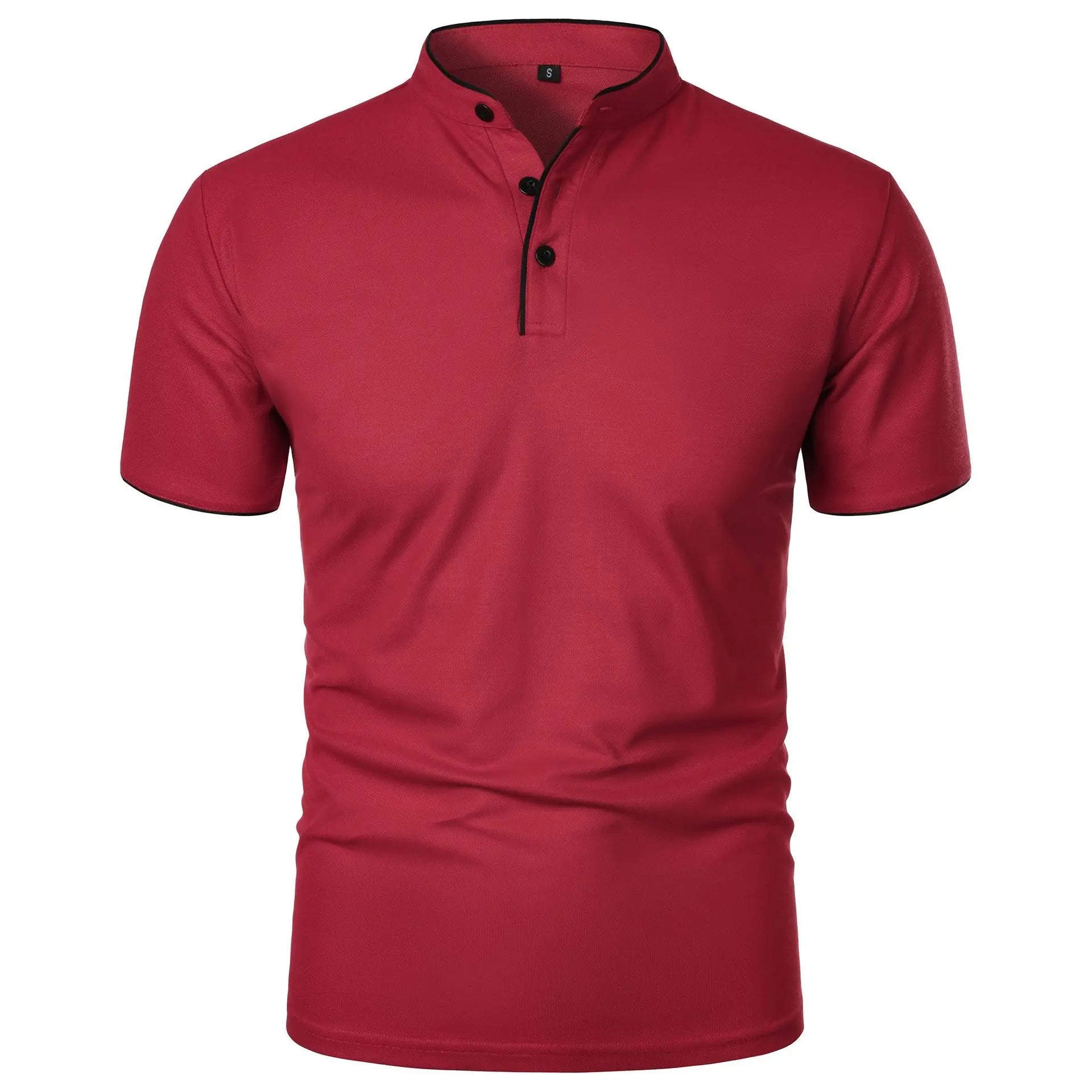 Elegancka koszulka polo męska z technologią bez zmarszczek 7