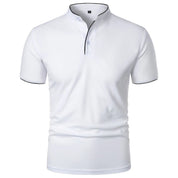 Elegancka koszulka polo męska z technologią bez zmarszczek 8