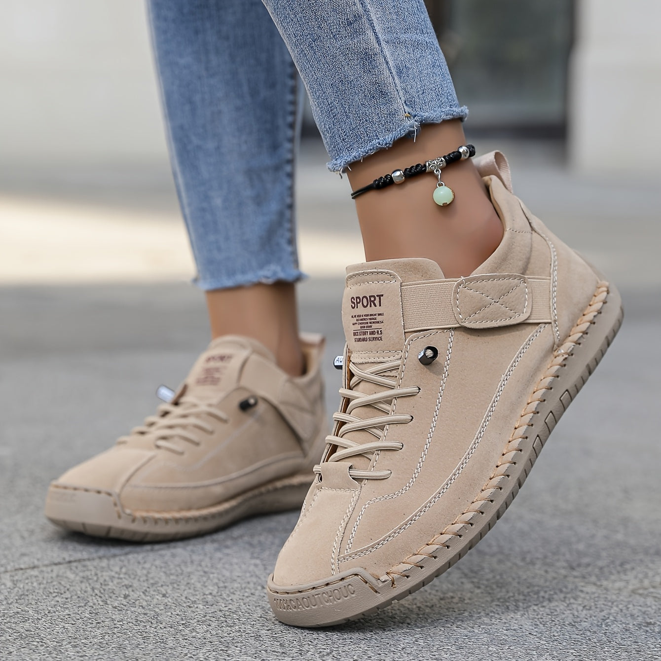 Eleganckie sneakersy damskie - oddychające, wsuwane, idealne na co dzień 0
