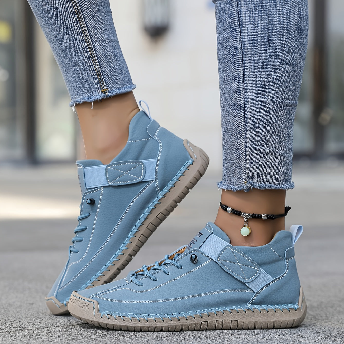 Eleganckie sneakersy damskie - oddychające, wsuwane, idealne na co dzień 5
