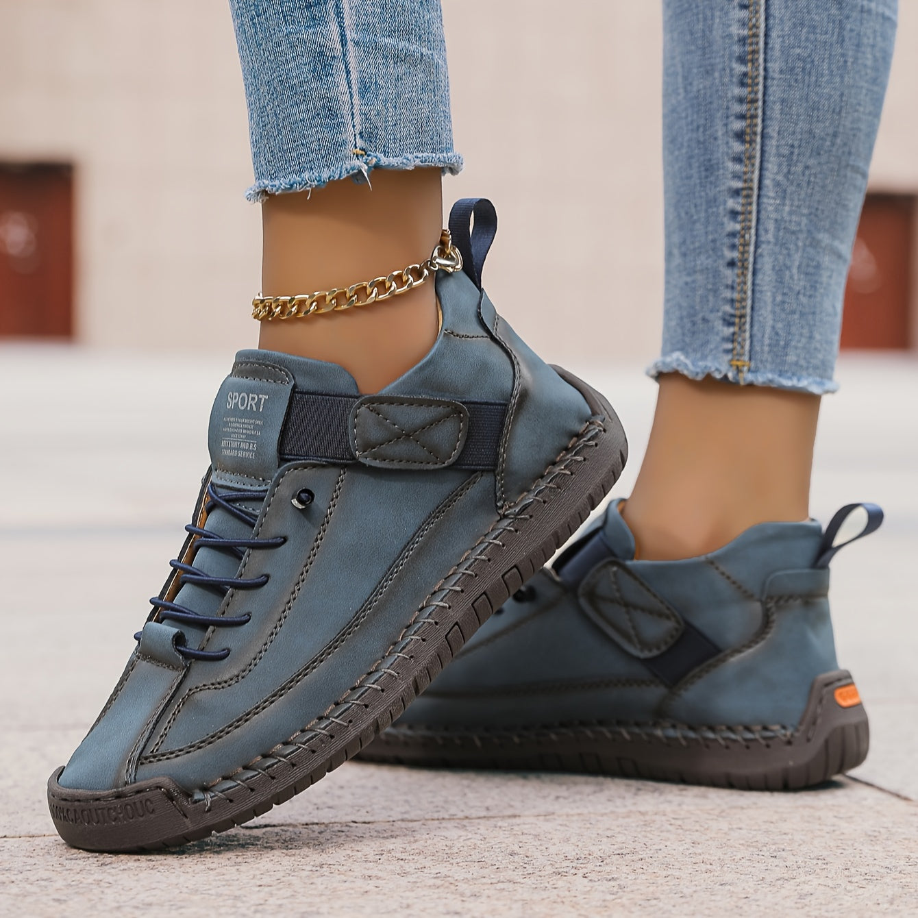 Eleganckie sneakersy damskie - oddychające, wsuwane, idealne na co dzień 6