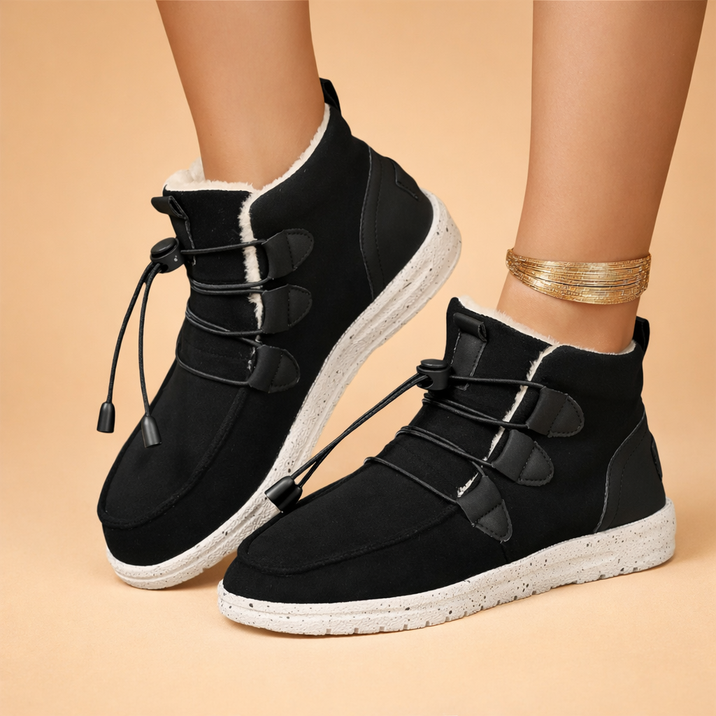 Buty sportowe z podszewką z polaru – ciepłe i stylowe obuwie zimowe dla kobiet