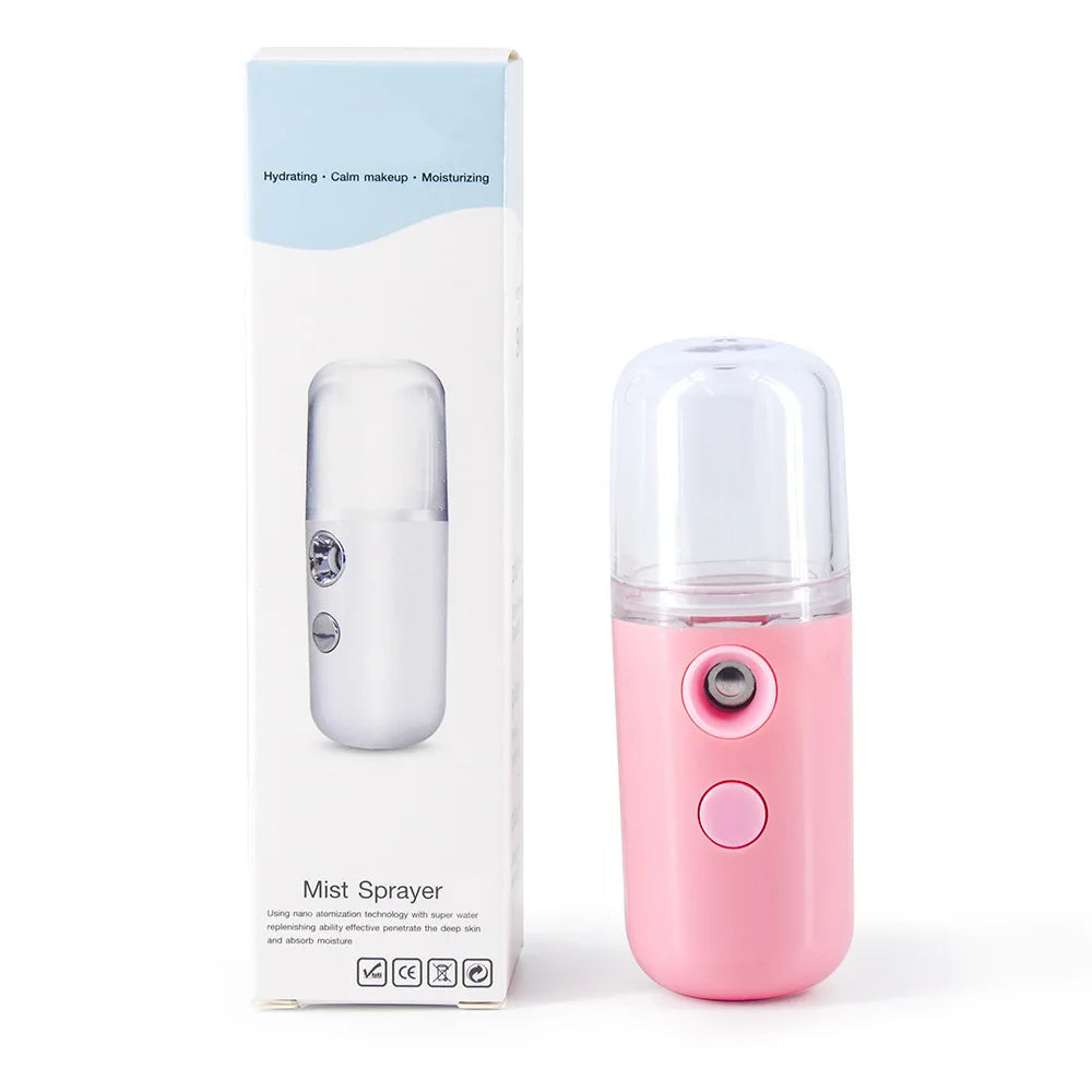 GlowBreeze – akumulatorowy rozpylacz nawilżający do twarzy 3