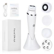 GlowCare – zestaw 4 w 1 do mycia twarzy i masażu 0