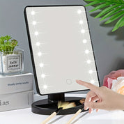 GlowPerfect - Regulowane lusterko do makijażu z 16 diodami LED 2