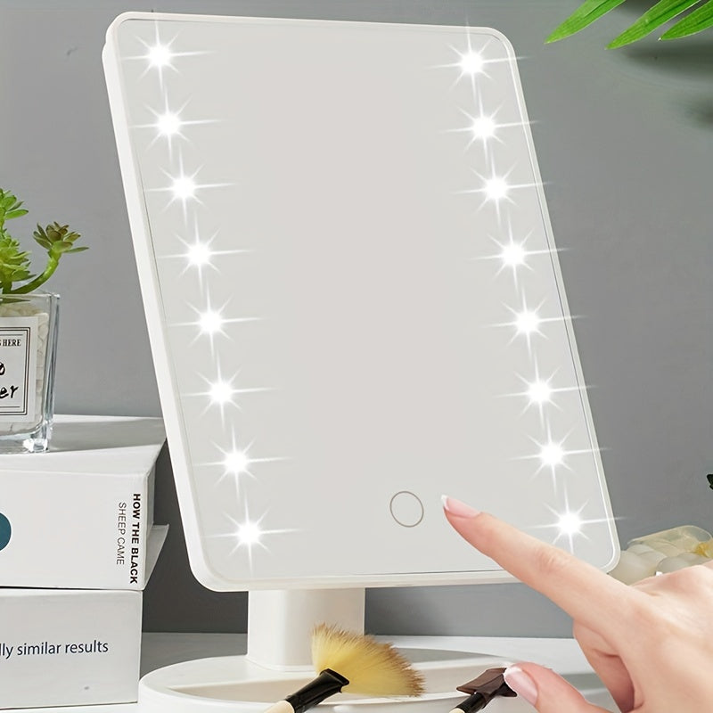 GlowPerfect - Regulowane lusterko do makijażu z 16 diodami LED 3
