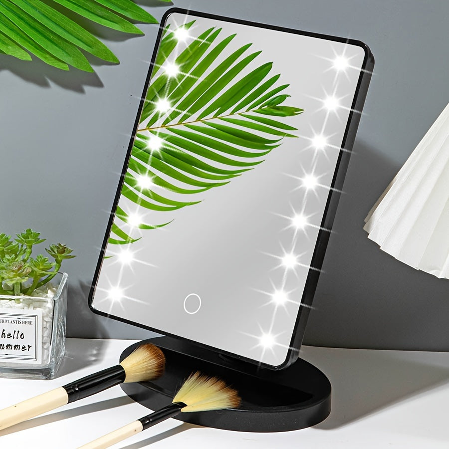 GlowPerfect - Regulowane lusterko do makijażu z 16 diodami LED 4