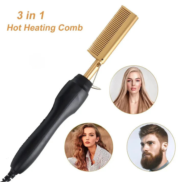 HeatCraft | Grzebień prostujący brodę i włosy do stylizacji męskiej 3