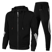 Herren Trainingsanzug mit Reißverschluss und Kapuze 3