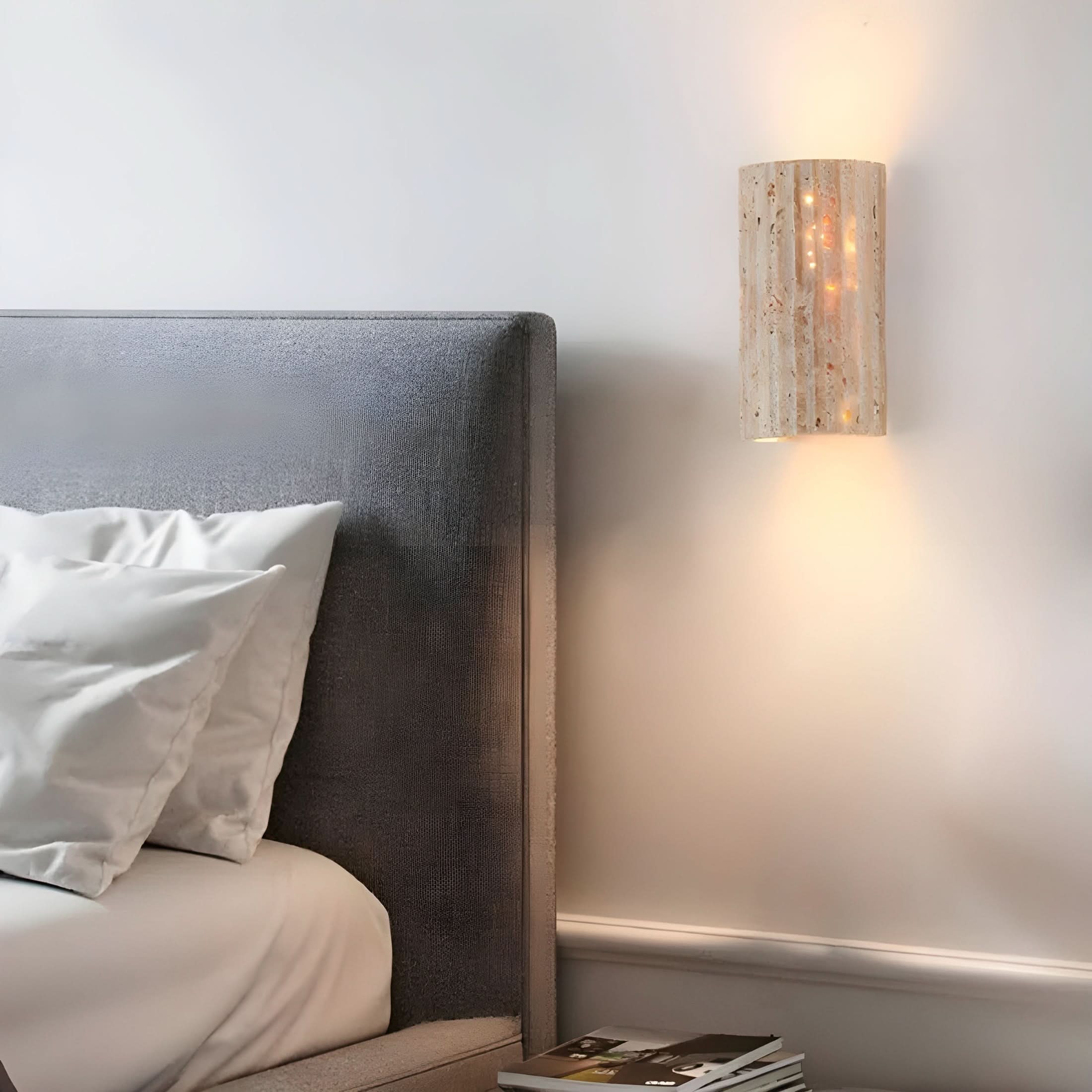 Kinkiet LED z naturalnego kamienia 1