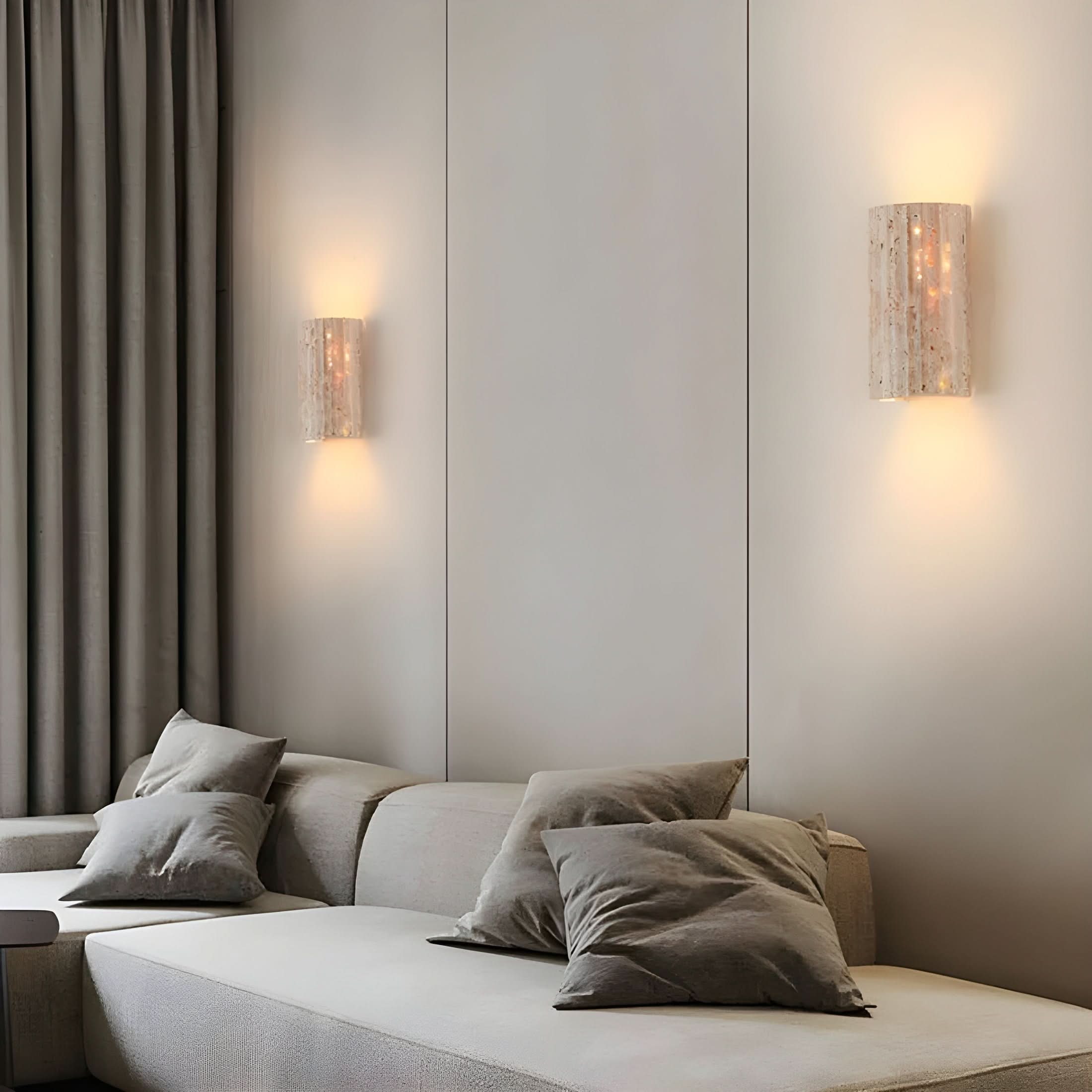 Kinkiet LED z naturalnego kamienia 2
