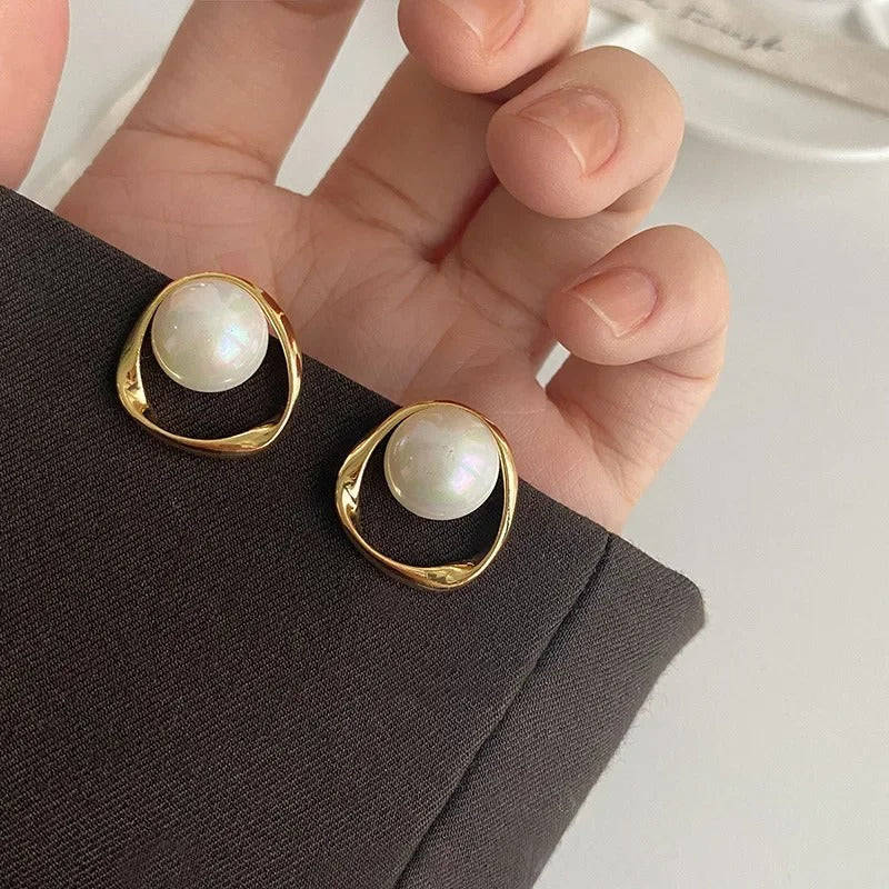 Kolczyki Srebrne z Pereł w Stylu Vintage – Elegancka Biżuteria na Każdą Okazję 2
