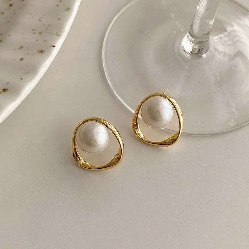 Kolczyki Srebrne z Pereł w Stylu Vintage – Elegancka Biżuteria na Każdą Okazję 3