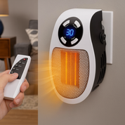 Kompaktowy Ceramiczny Grzejnik Ścienny z Pilotem i Szybkim Ogrzewaniem – 500W 0