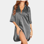 Koszula Nocna Damska Elegancka i Komfortowa na Lato, Stylowe Koszule Nocne dla Kobiet 0