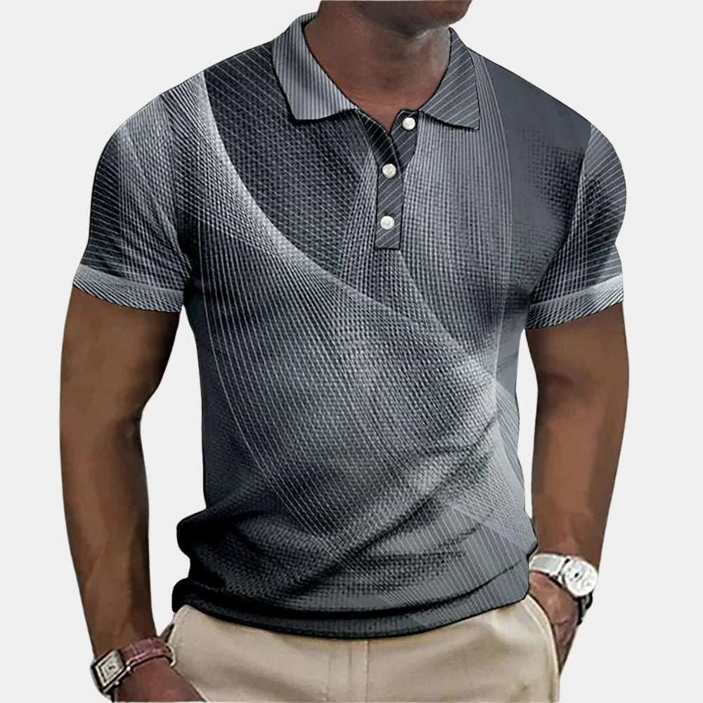 Koszulka Polo Męska Klasyczna Elegancka na Co Dzień, Wygodna i Stylowa, Idealna do Casualowych i Formalnych Stylizacji 3