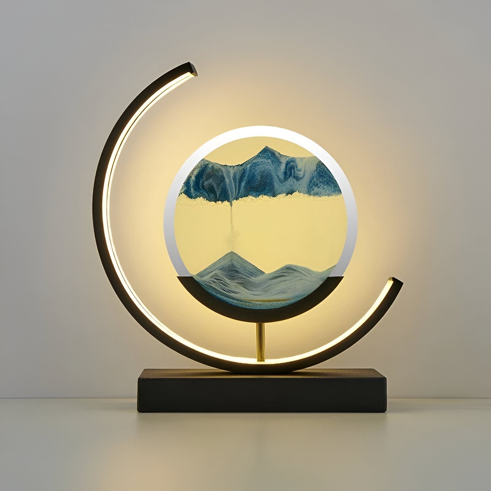 LED-Sandlampe | Fließendem Sandbild | Dimmbar, Beruhigende Sandkunst | SandFlow 1
