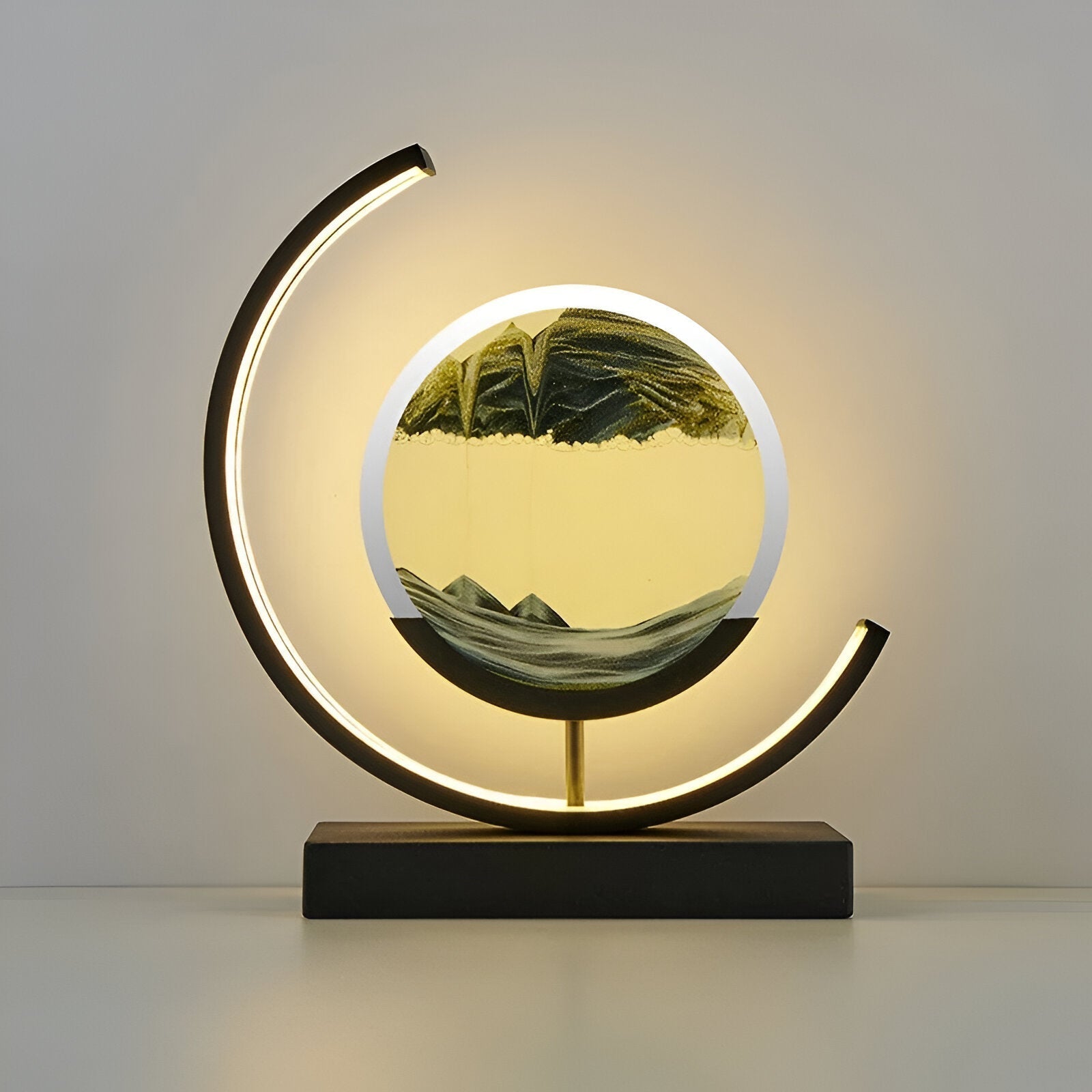 LED-Sandlampe | Fließendem Sandbild | Dimmbar, Beruhigende Sandkunst | SandFlow 2