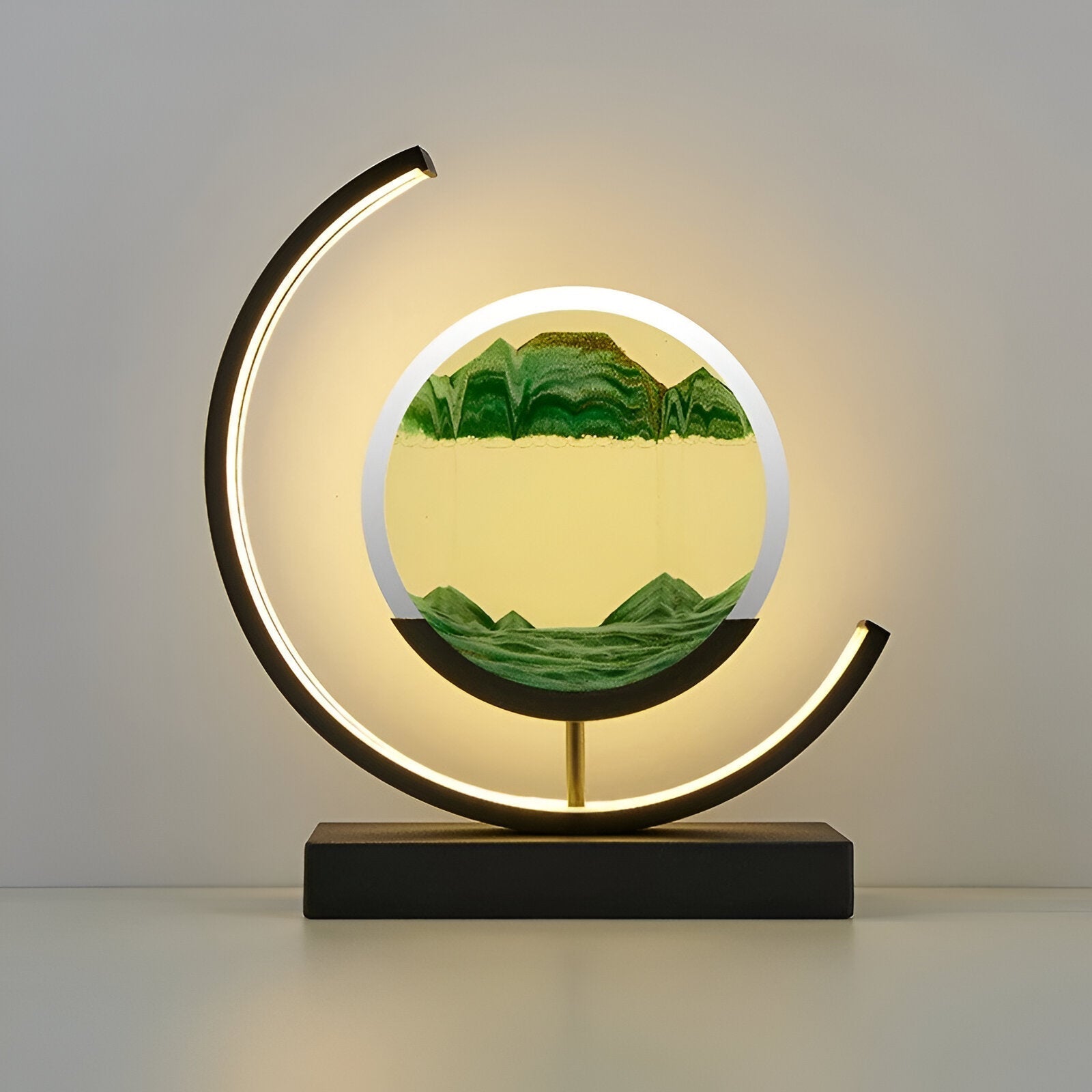 LED-Sandlampe | Fließendem Sandbild | Dimmbar, Beruhigende Sandkunst | SandFlow 3