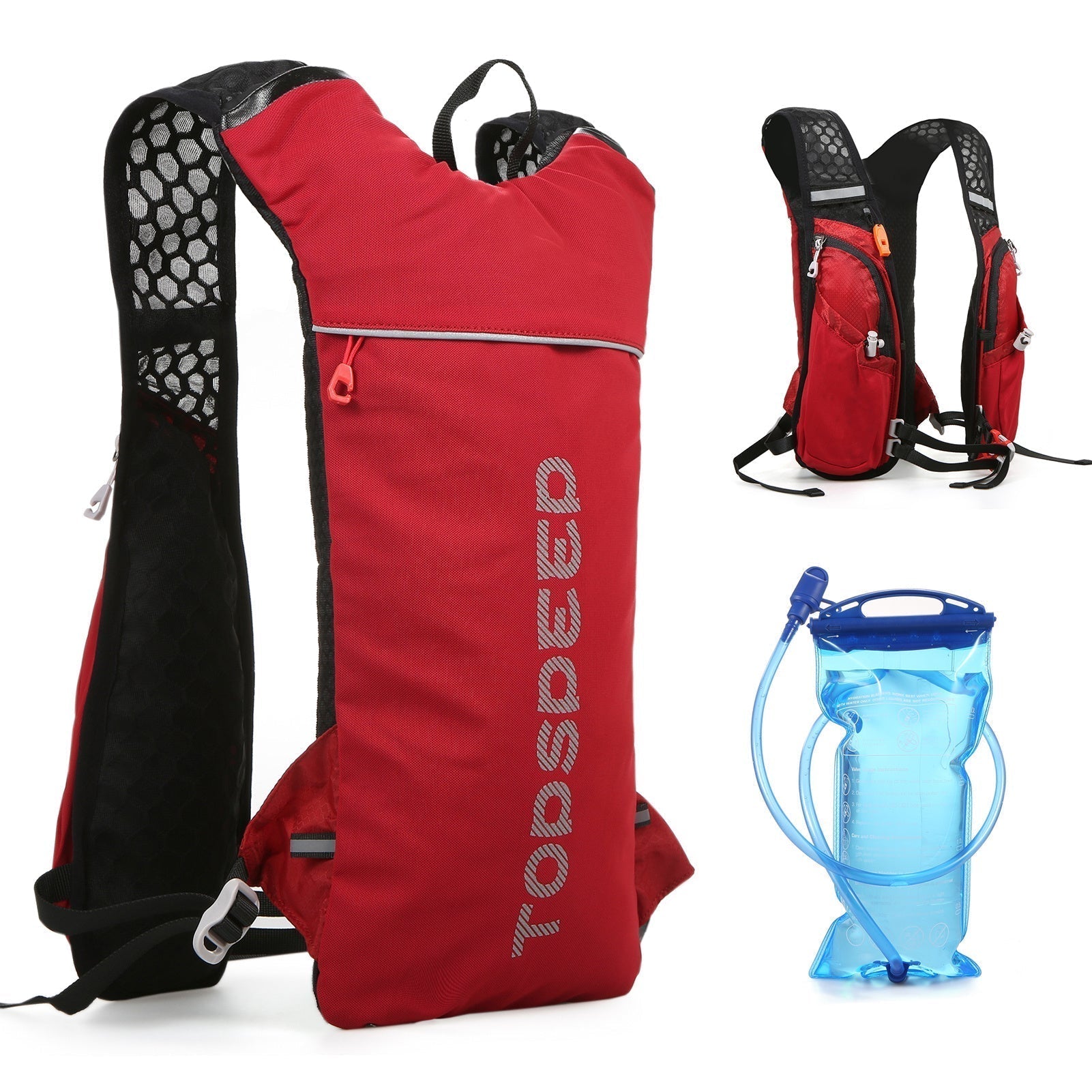 Lekki plecak nawadniający HydroPack – 2-litrowy zbiornik na wodę do biegania, jazdy na rowerze i pieszych wędrówek 1