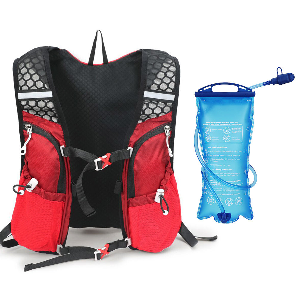Lekki plecak nawadniający HydroPack – 2-litrowy zbiornik na wodę do biegania, jazdy na rowerze i pieszych wędrówek 2