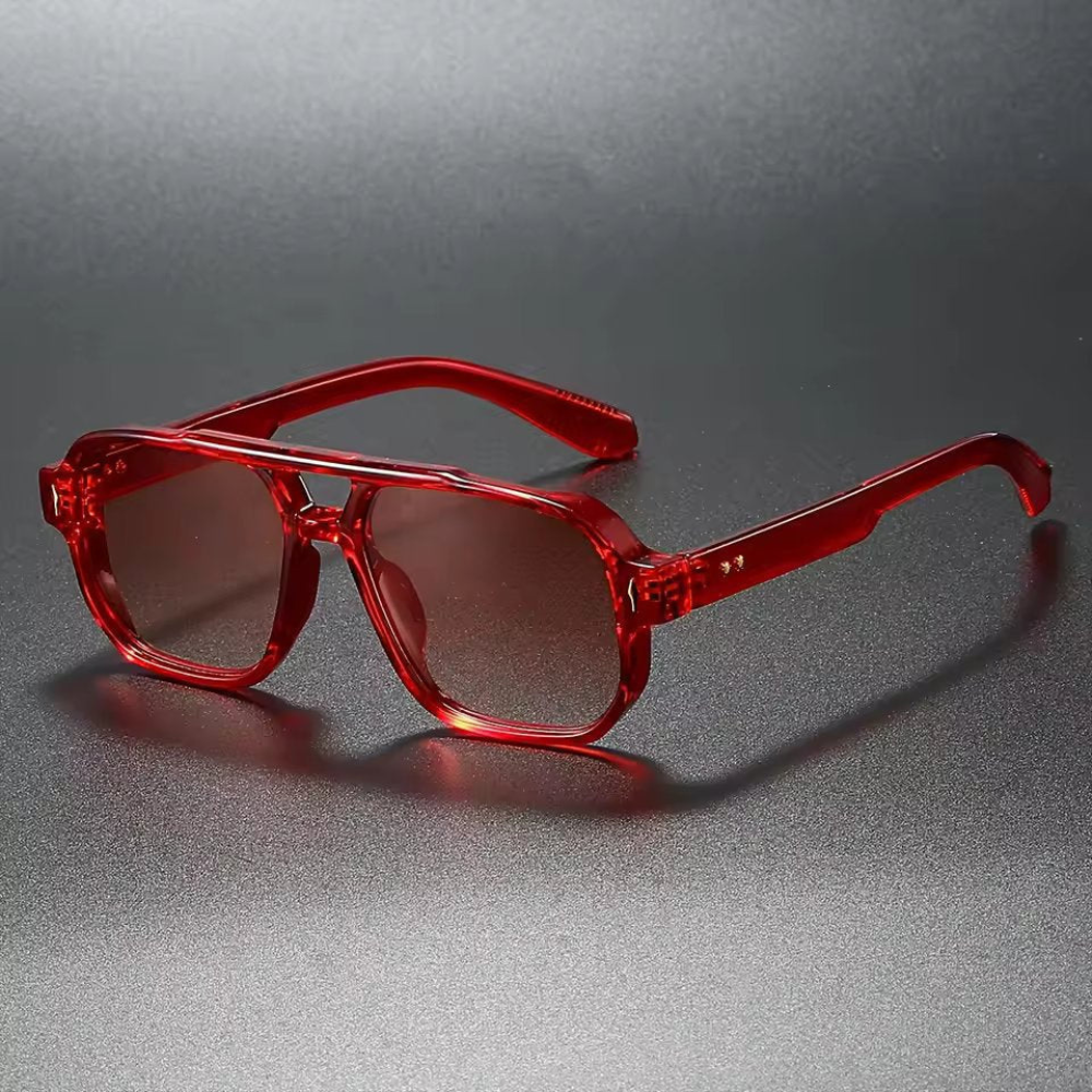 Męskie Okulary Przeciwsłoneczne Kwadratowe - Stylowe i Uniwersalne 3