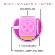 Mini przenośna golarka elektryczna 3 w 1 dla kobiet – Smooth Skin Lady Shaver 6