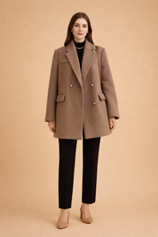 Ewelina | Oversize marynarka dwurzędowa