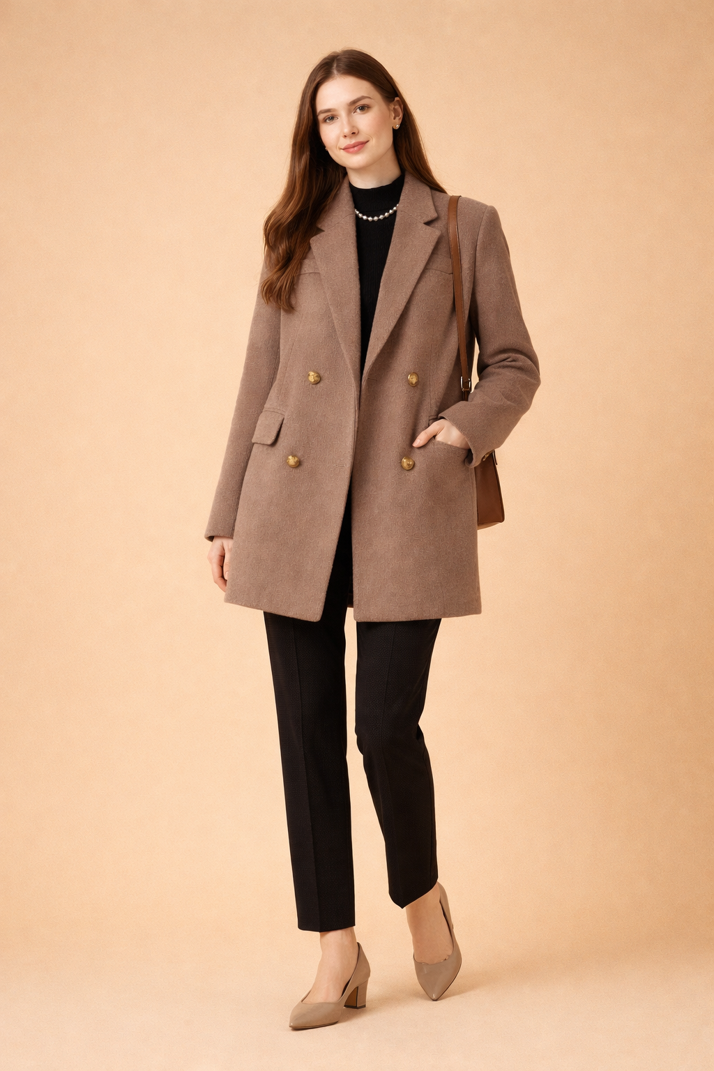Ewelina | Oversize marynarka dwurzędowa