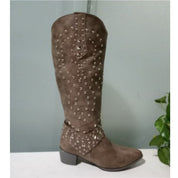 Kowbojskie buty do kolan dla kobiet | Vintage