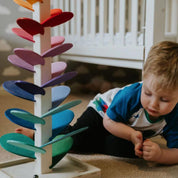 Regenbogen-Murmelturm | Montessori-Lernspielzeug | mit Farb- & Klangeffekt | Tumblewood 6
