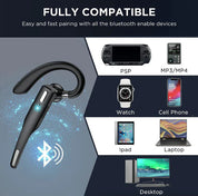 Słuchawki douszne/słuchawki Bluetooth 5.1 z podwójnym mikrofonem i redukcją szumów 5