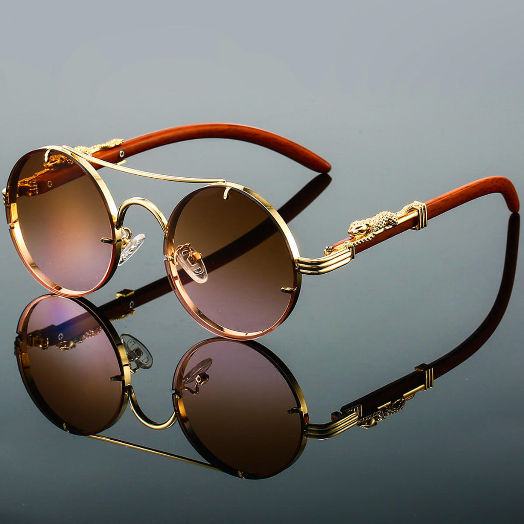 Stylowe Okulary Przeciwsłoneczne Retro z Metalową Ramką – Męskie i Damskie Okulary Przeciwsłoneczne na Lato 2