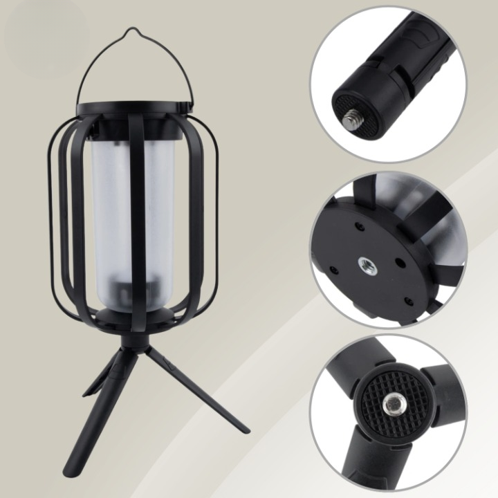 Tragbare LED-Laterne | Sanftes Licht | Stehend oder Hängend | CampGlow 1