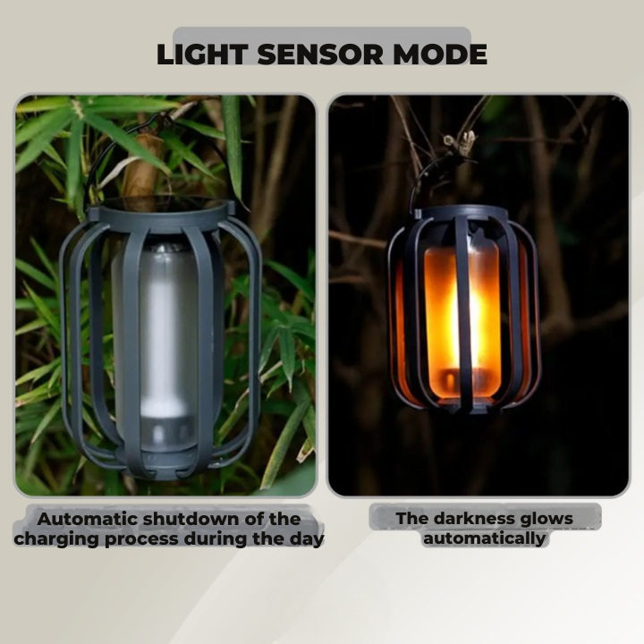 Tragbare LED-Laterne | Sanftes Licht | Stehend oder Hängend | CampGlow 2
