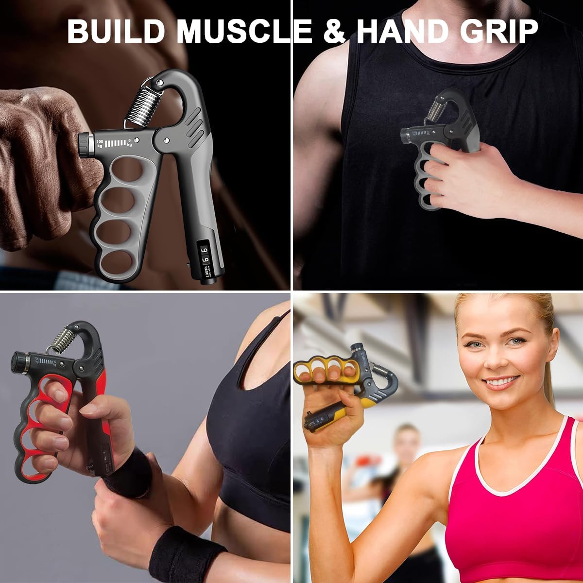 Unterarm-Trainer Verstellbar | Griffkraft-Trainer | für Kraftaufbau | FlexGrip 2