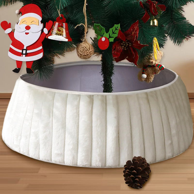 Geplooide Kerstboomkraag Mandhoes, Scandinavische Stijl Boomstandaardhoes